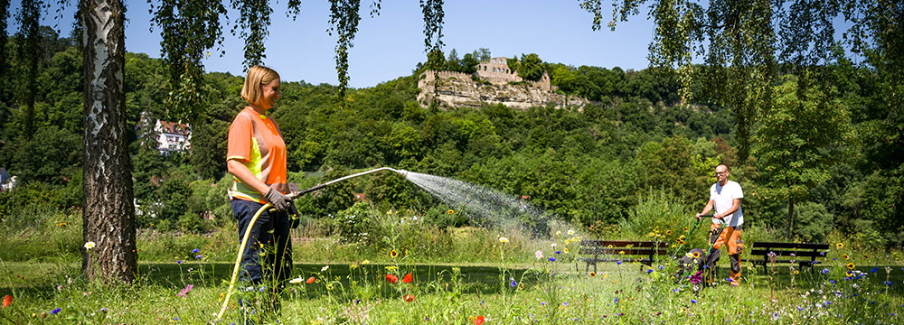 Gartenarbeit